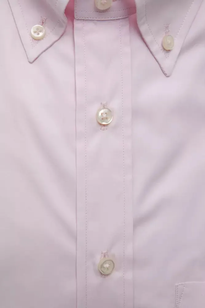 Pink Cotton Men Shirt sold by Louxly product image thumbnail 3