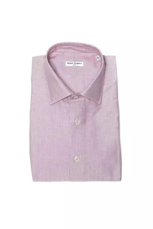 Pink Cotton Men Shirt sold by Louxly