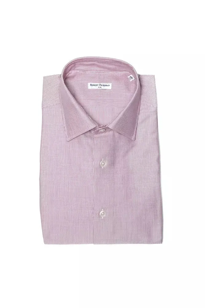 Pink Cotton Men Shirt sold by Louxly