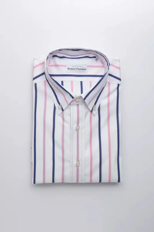 White Cotton Men Shirt sold by Louxly