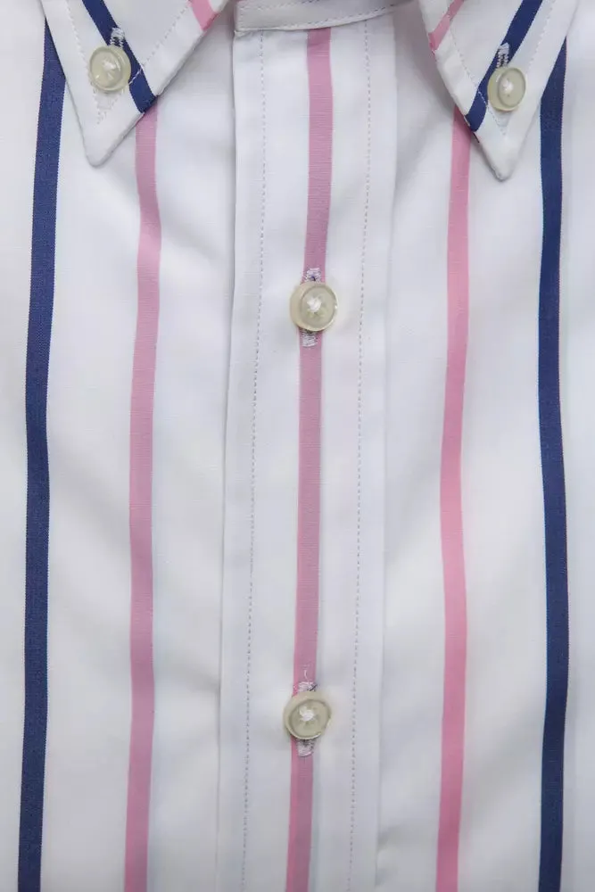 White Cotton Men Shirt sold by Louxly product image thumbnail 3