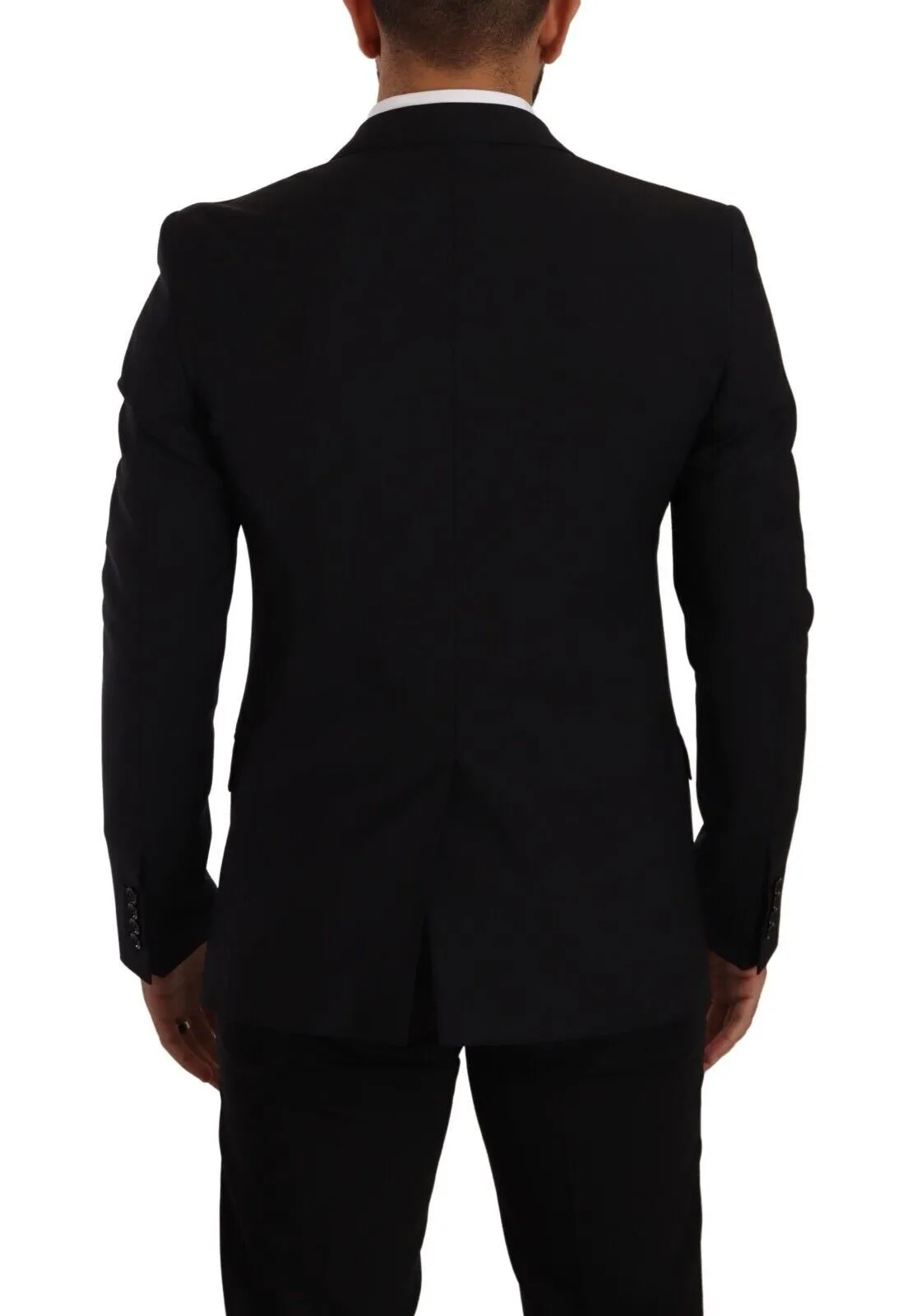 Elegant Black Martini Slim Fit Blazer and Vest sold by Louxly product image thumbnail 2