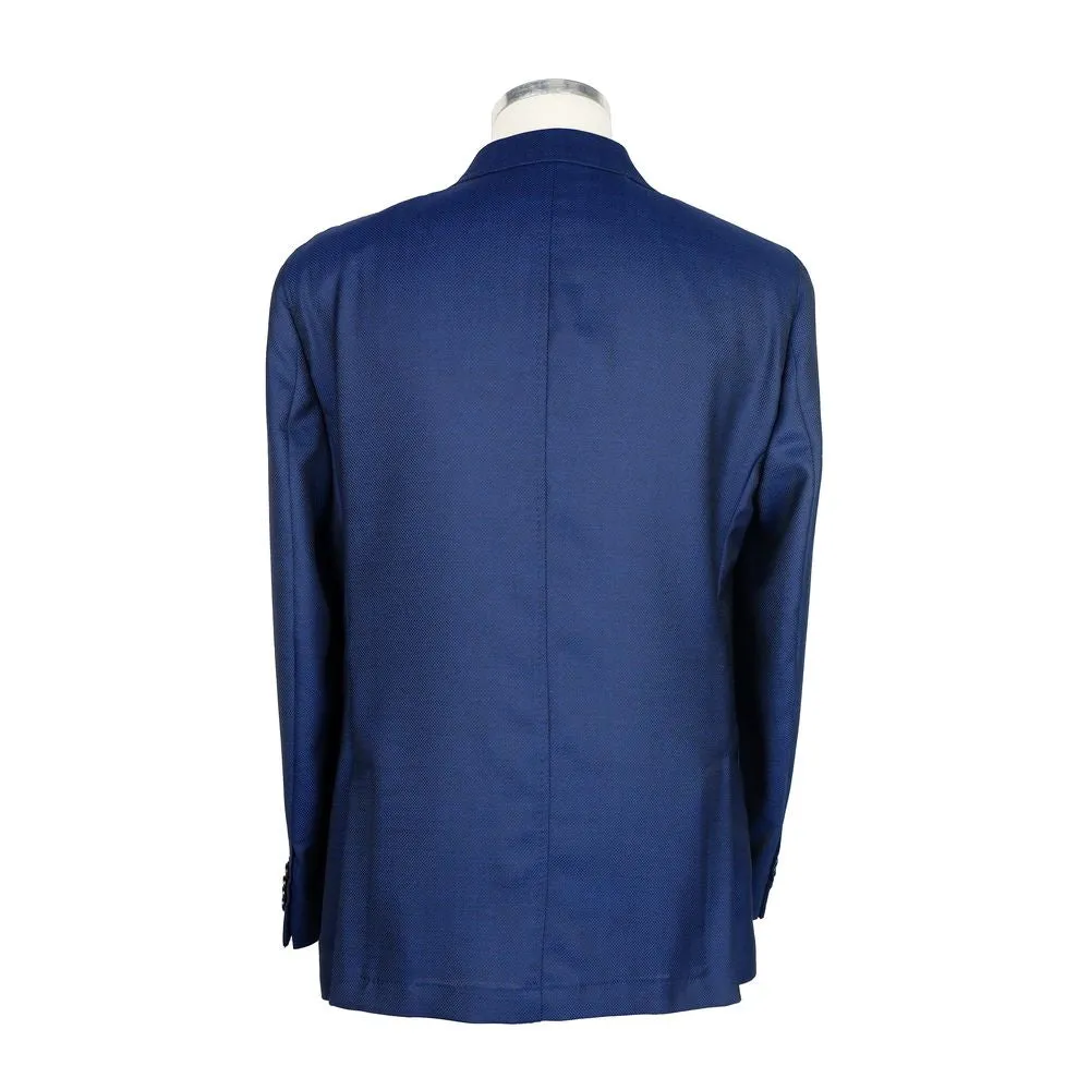 Blue Wool Men's Blazer sold by Louxly product image thumbnail 2