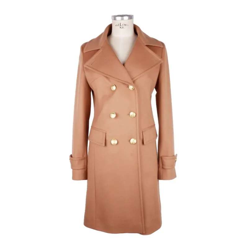 Beige Wool Women Coat sold by Louxly