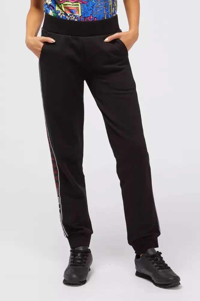 Black Cotton Women Sweatpant sold by Louxly