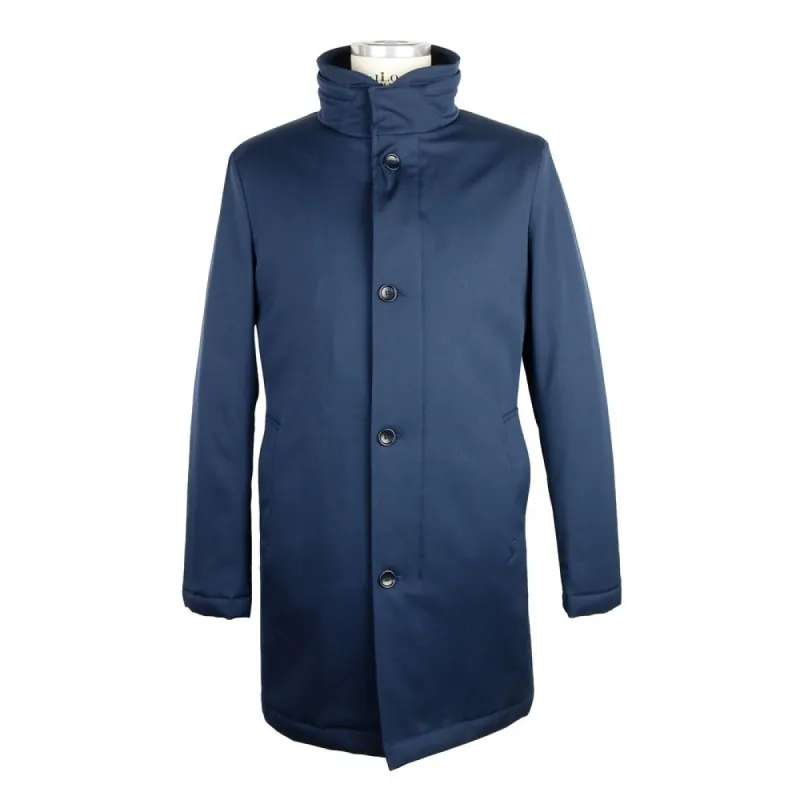Elegant Italian Wool Long Coat for Men sold by Louxly