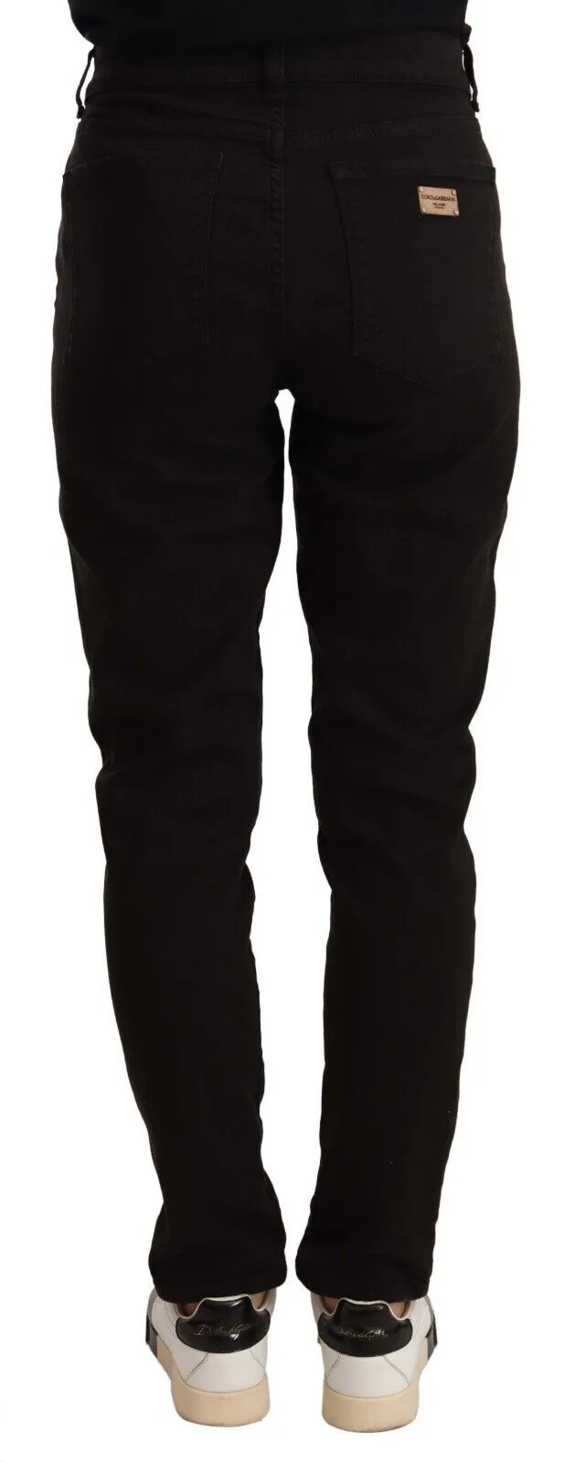 Elegant Slim-Fit Black Skinny Jeans sold by Louxly product image thumbnail 3