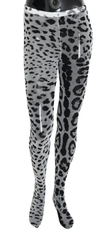 Elegant Leopard Print Nylon Stockings sold by Louxly