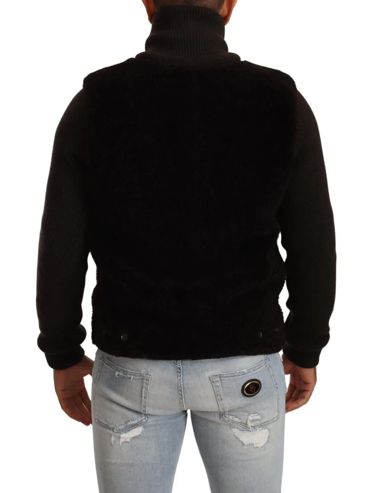 Elegant Leather Bomber Jacket sold by Louxly product image thumbnail 3