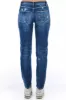 Blue Cotton Women Jeans sold by Louxly