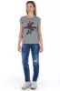 Blue Cotton Women Jeans sold by Louxly