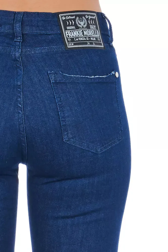 Blue Cotton Women Skinny Jean sold by Louxly product image thumbnail 3
