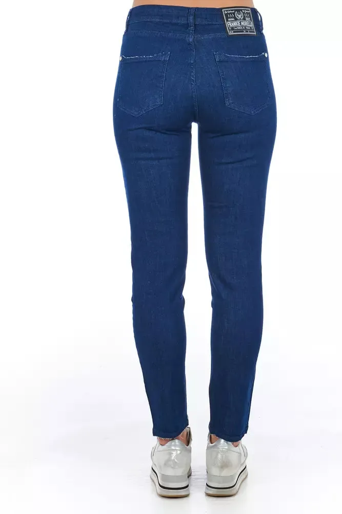 Blue Cotton Women Skinny Jean sold by Louxly product image thumbnail 4
