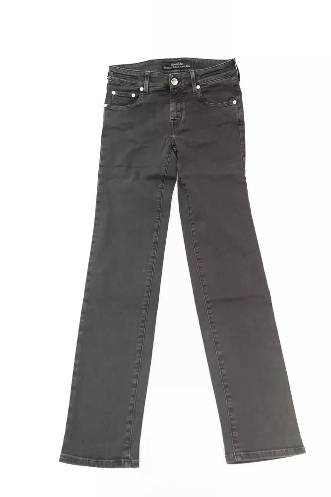 Black Cotton Women's Jeans sold by Louxly product image thumbnail 2