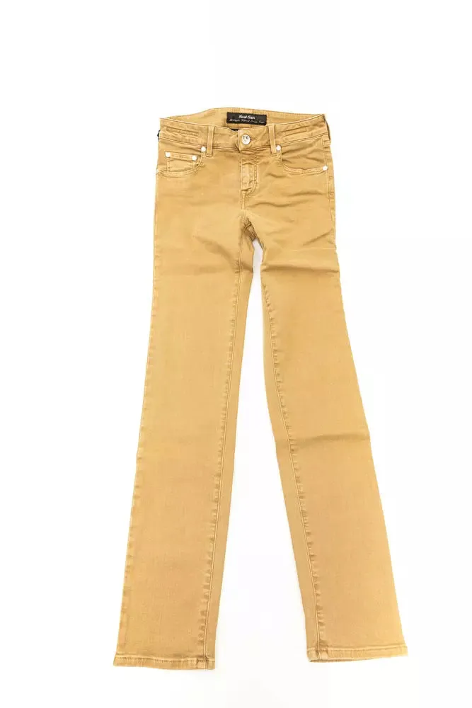 Beige Cotton Women's Jeans sold by Louxly product image thumbnail 2