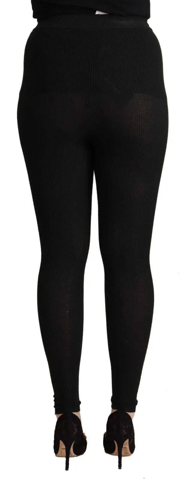 Elegant High Waist Cashmere-Silk Tights Pants sold by Louxly product image thumbnail 3