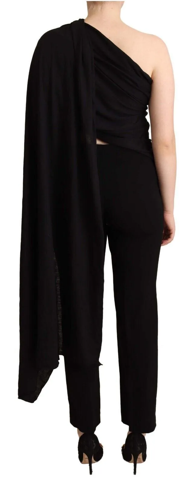 Elegant One-Shoulder Wool Top sold by Louxly product image thumbnail 3