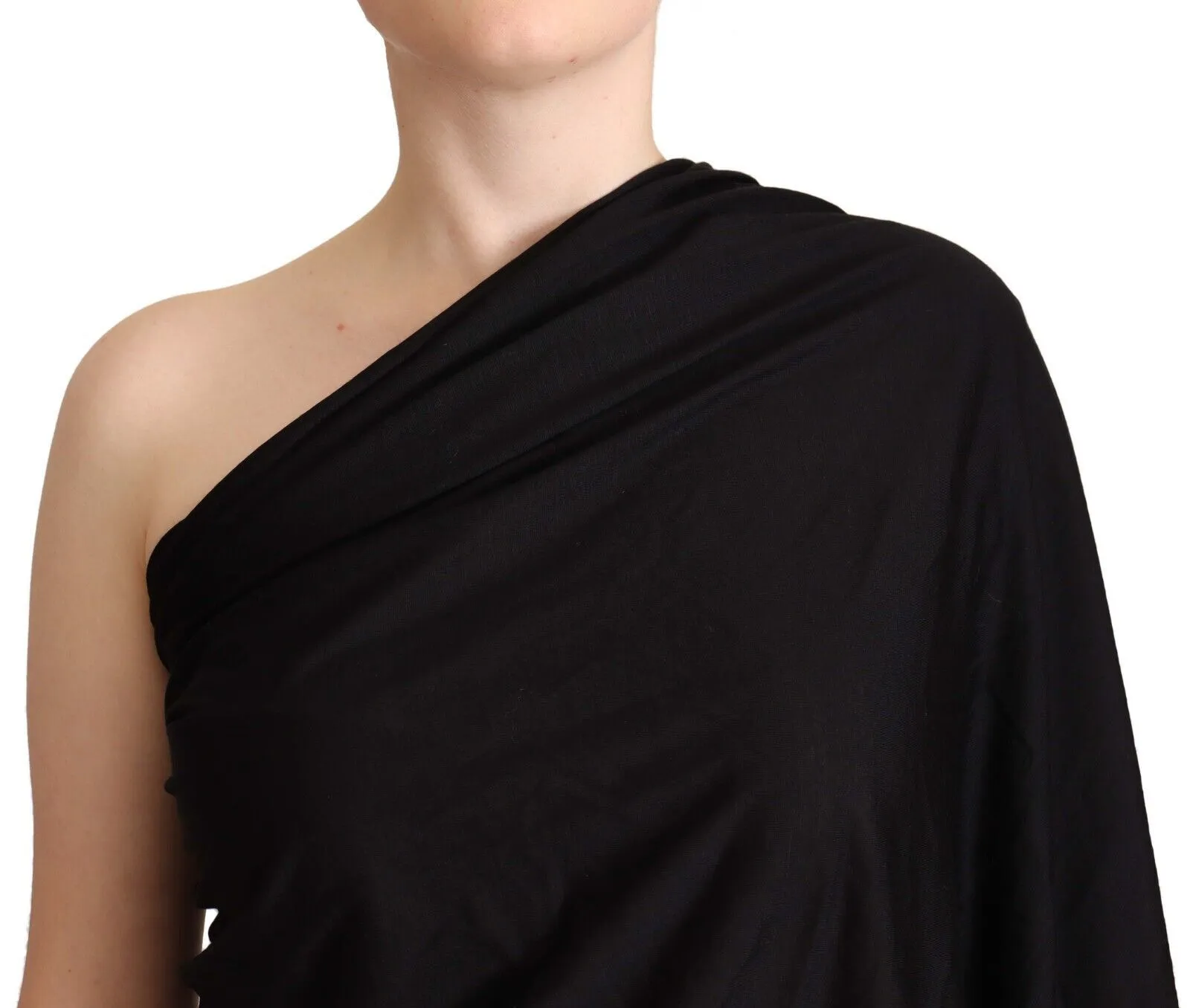 Elegant One-Shoulder Wool Top sold by Louxly product image thumbnail 4