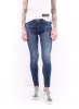 Blue Cotton Women Jeans sold by Louxly