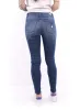 Blue Cotton Women Jeans sold by Louxly