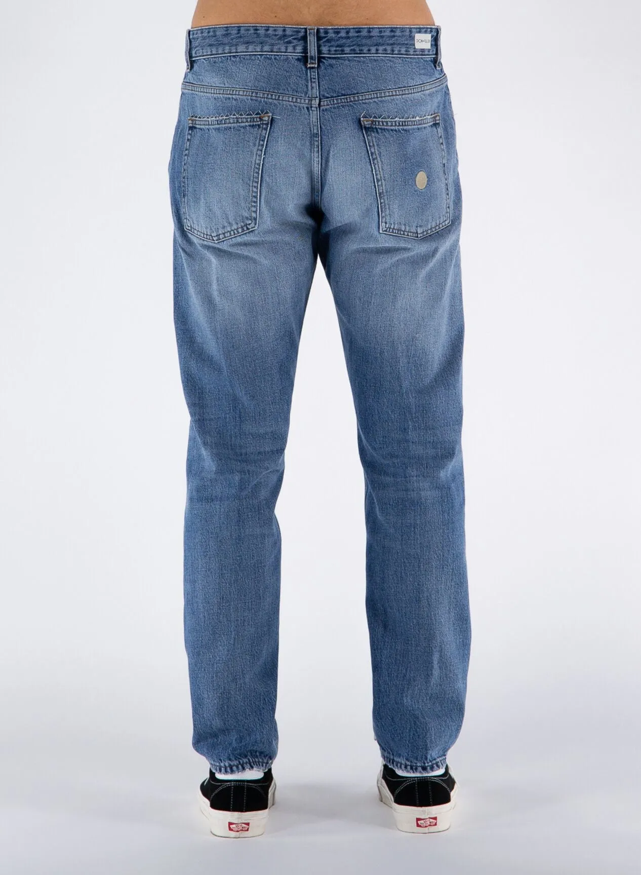 Elegant Medium Wash Men's Cotton Jeans sold by Louxly product image thumbnail 2