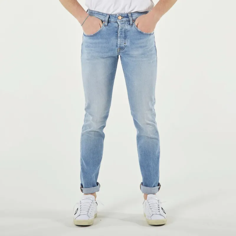 Chic Light Blue Slim Fit Denim sold by Louxly