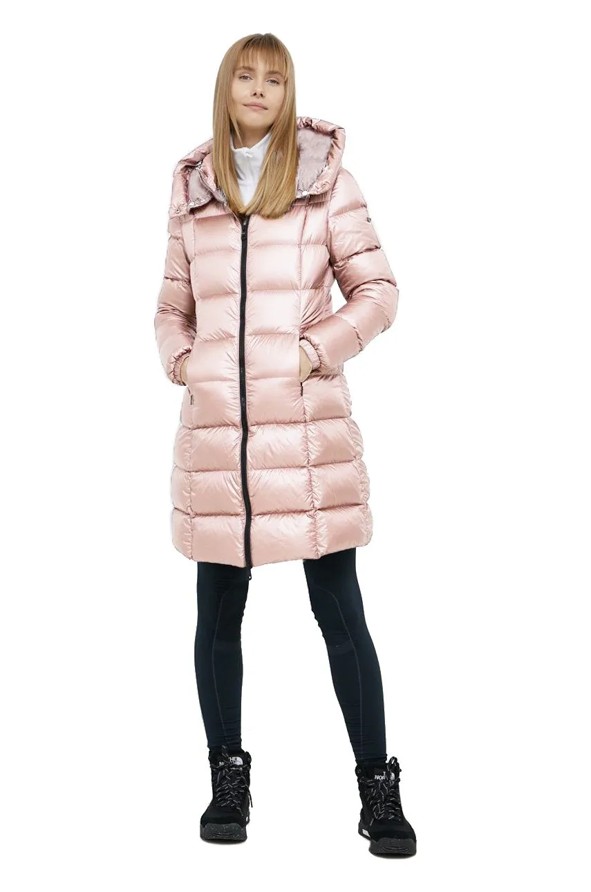 Pink Nylon Women Jacket sold by Louxly