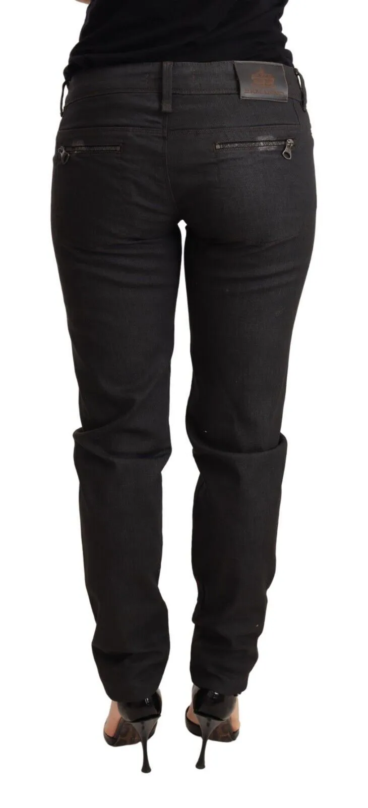 Chic Black Low Waist Skinny Jeans sold by Louxly product image thumbnail 3
