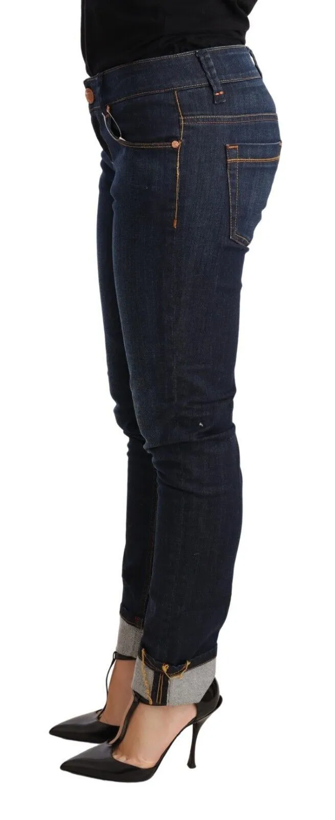 Chic Low Waist Skinny Denim sold by Louxly product image thumbnail 4