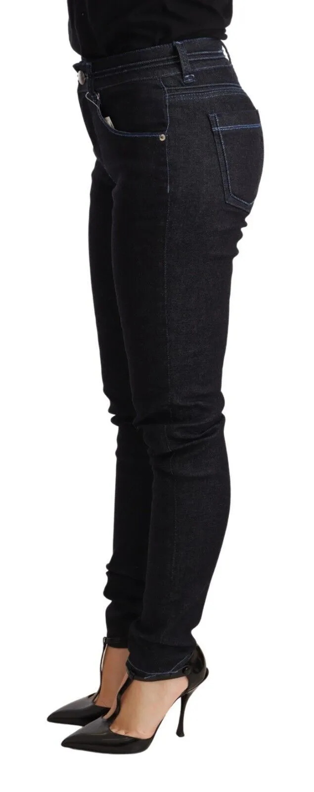 Sleek Low Waist Skinny Denim sold by Louxly product image thumbnail 2