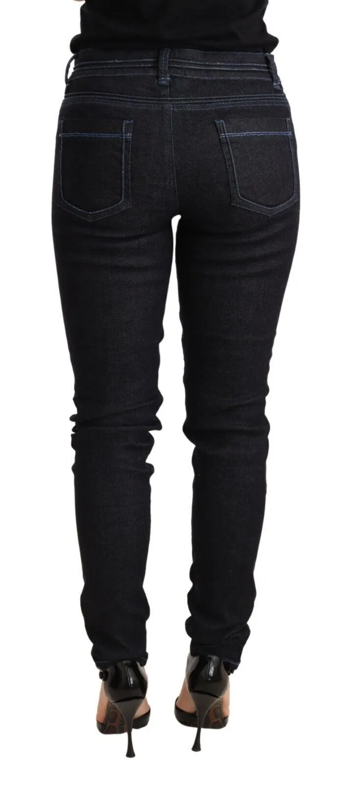 Sleek Low Waist Skinny Denim sold by Louxly product image thumbnail 3