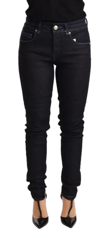 Sleek Low Waist Skinny Denim sold by Louxly