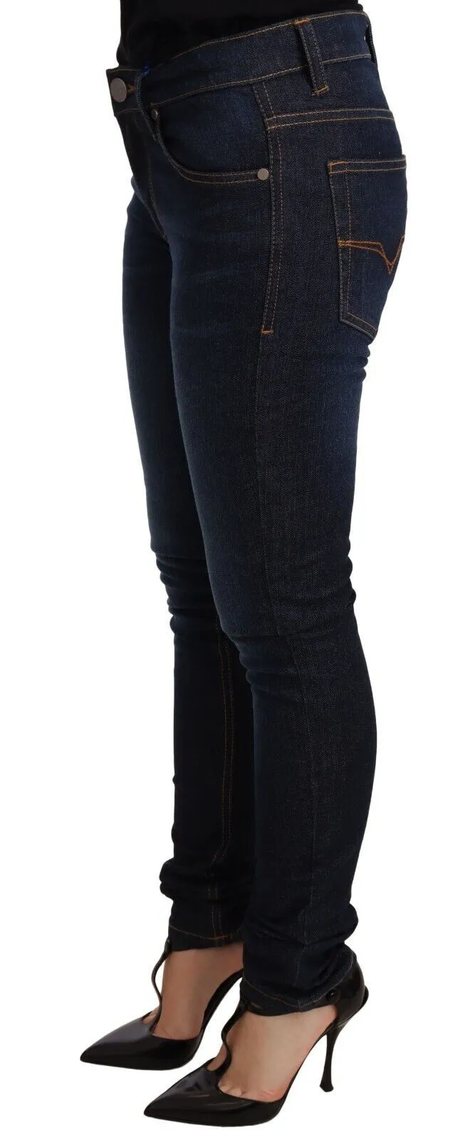 Elegant Low Waist Skinny Designer Jeans sold by Louxly product image thumbnail 2