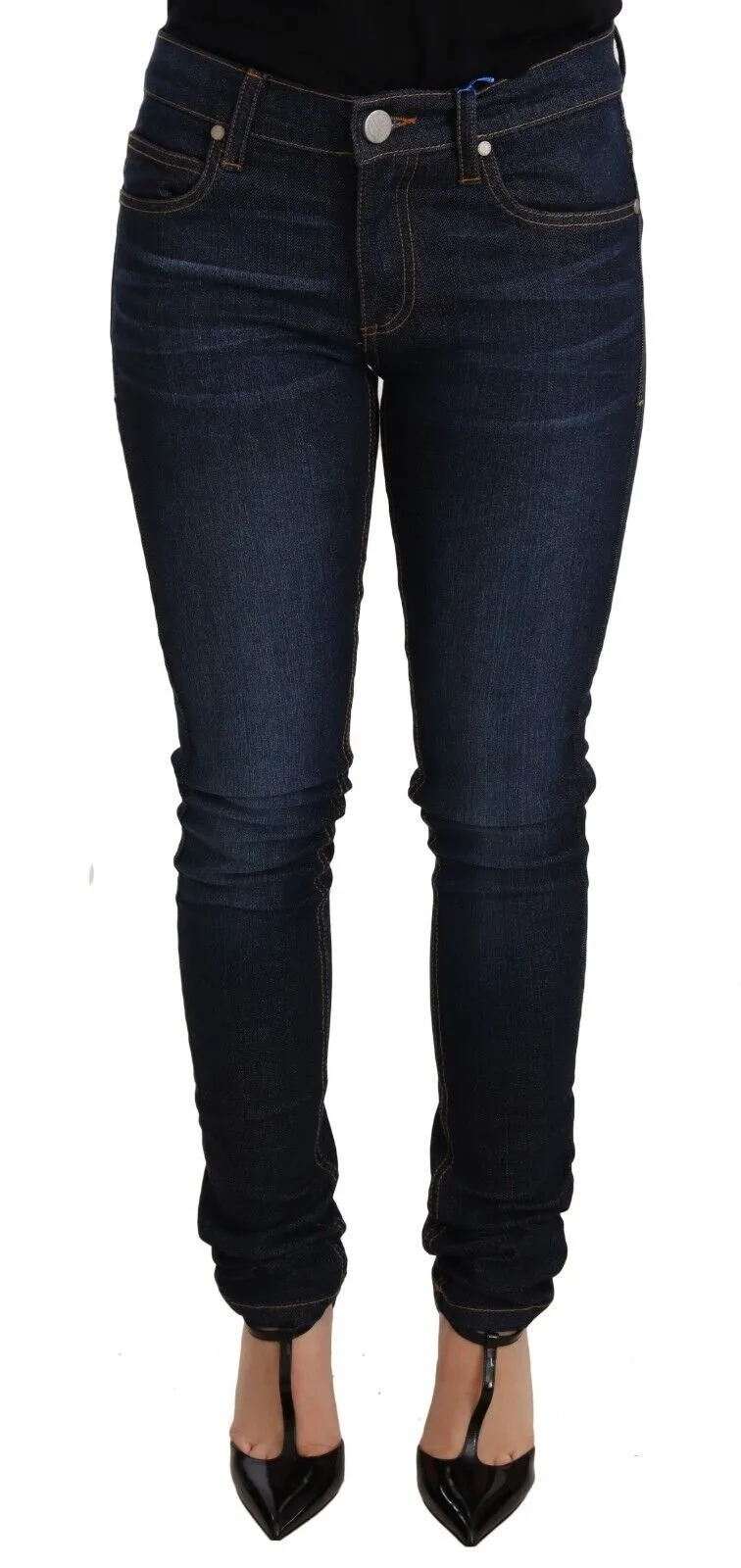 Elegant Low Waist Skinny Designer Jeans sold by Louxly