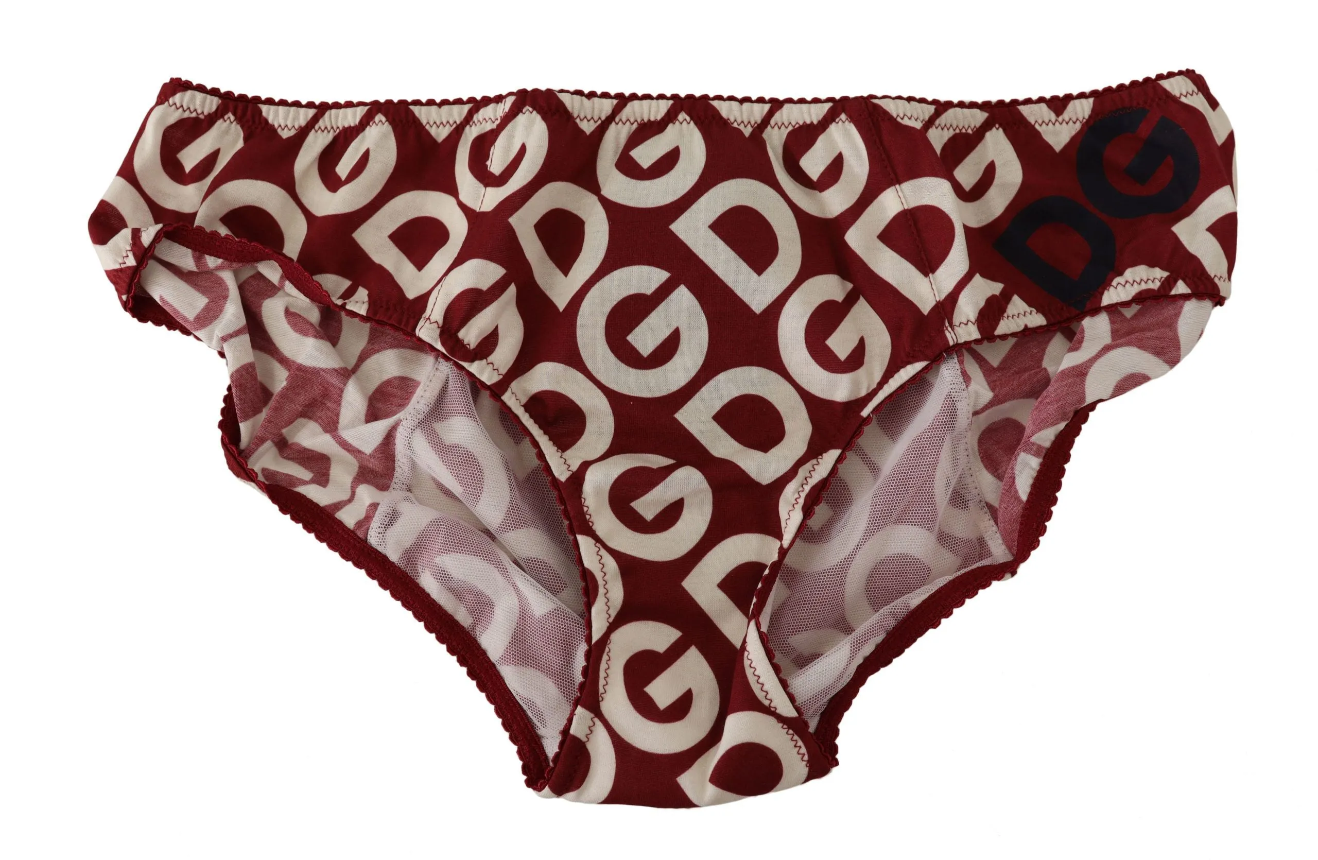 Chic Maroon White Logo Swim Bottoms sold by Louxly product image thumbnail 4