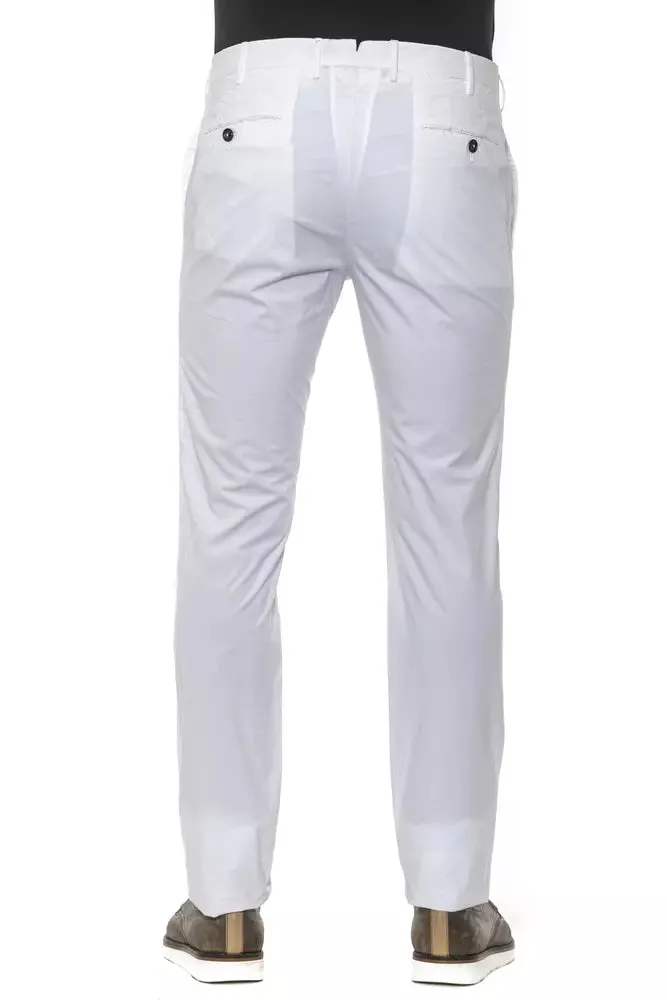 White Cotton Men Trouser sold by Louxly product image thumbnail 3