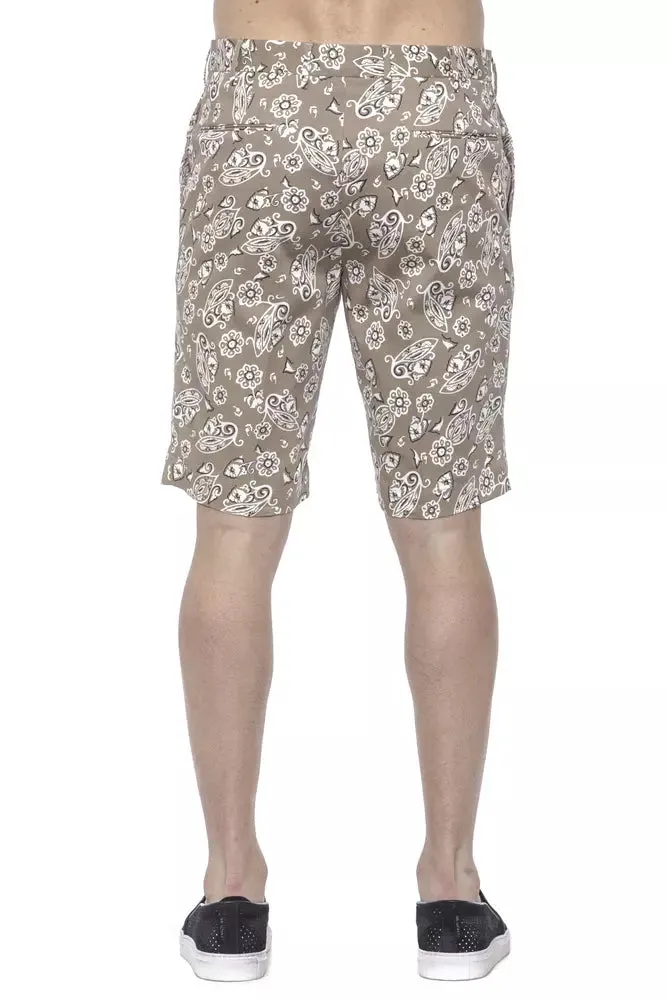 Beige Cotton Men Short sold by Louxly product image thumbnail 3