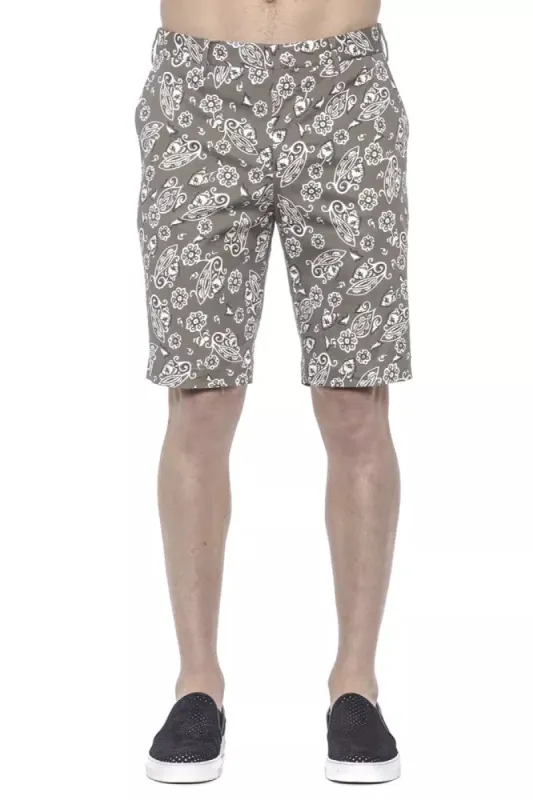 Green Cotton Mens Bermuda Short sold by Louxly
