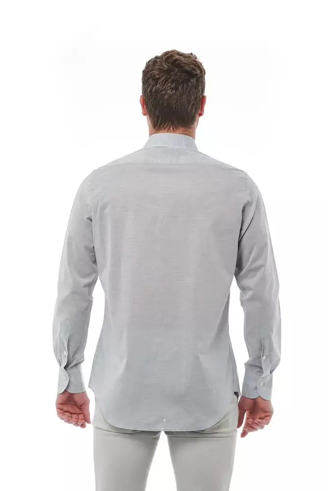 Gray Cotton Men Shirt sold by Louxly product image thumbnail 4