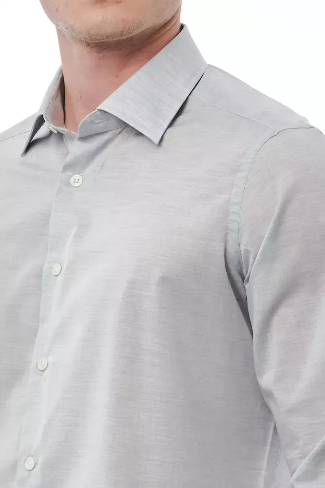 Gray Cotton Men Shirt sold by Louxly product image thumbnail 2