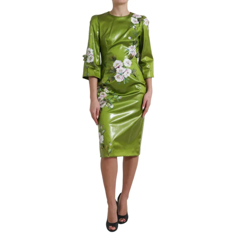 Floral Elegance Midi Sheath Dress sold by Louxly