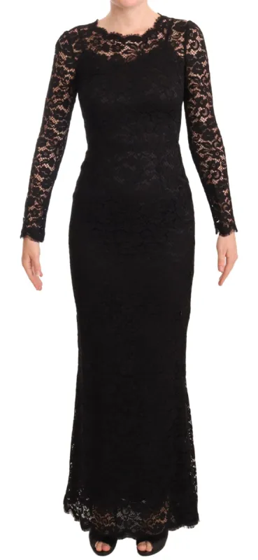 Elegant Laminated Lace Mermaid Dress sold by Louxly