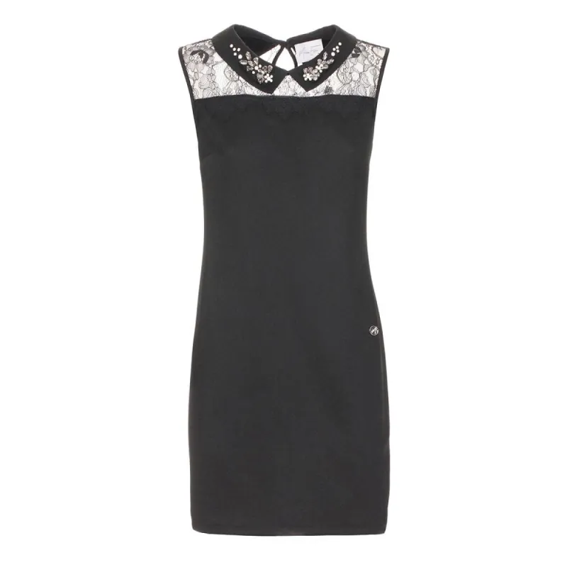 Black Polyester Women Dress sold by Louxly