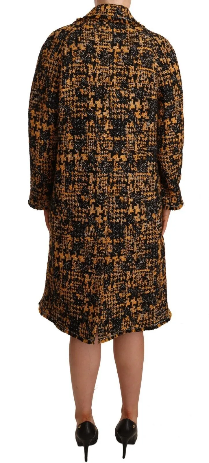 Multicolor Notch Lapel Long Cardigan Coat sold by Louxly product image thumbnail 3