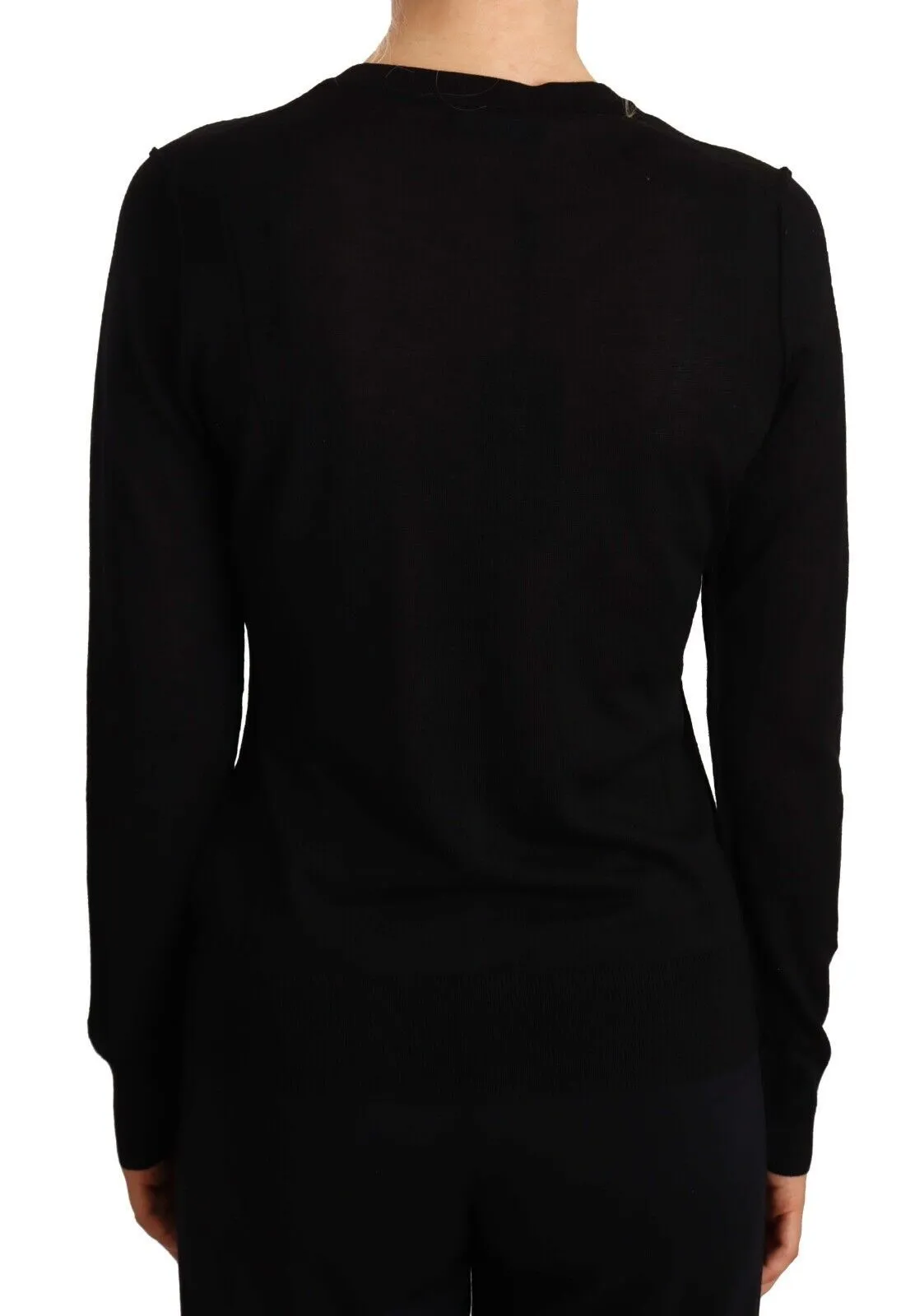 Elegant Crewneck Virgin Wool Sweater sold by Louxly product image thumbnail 3