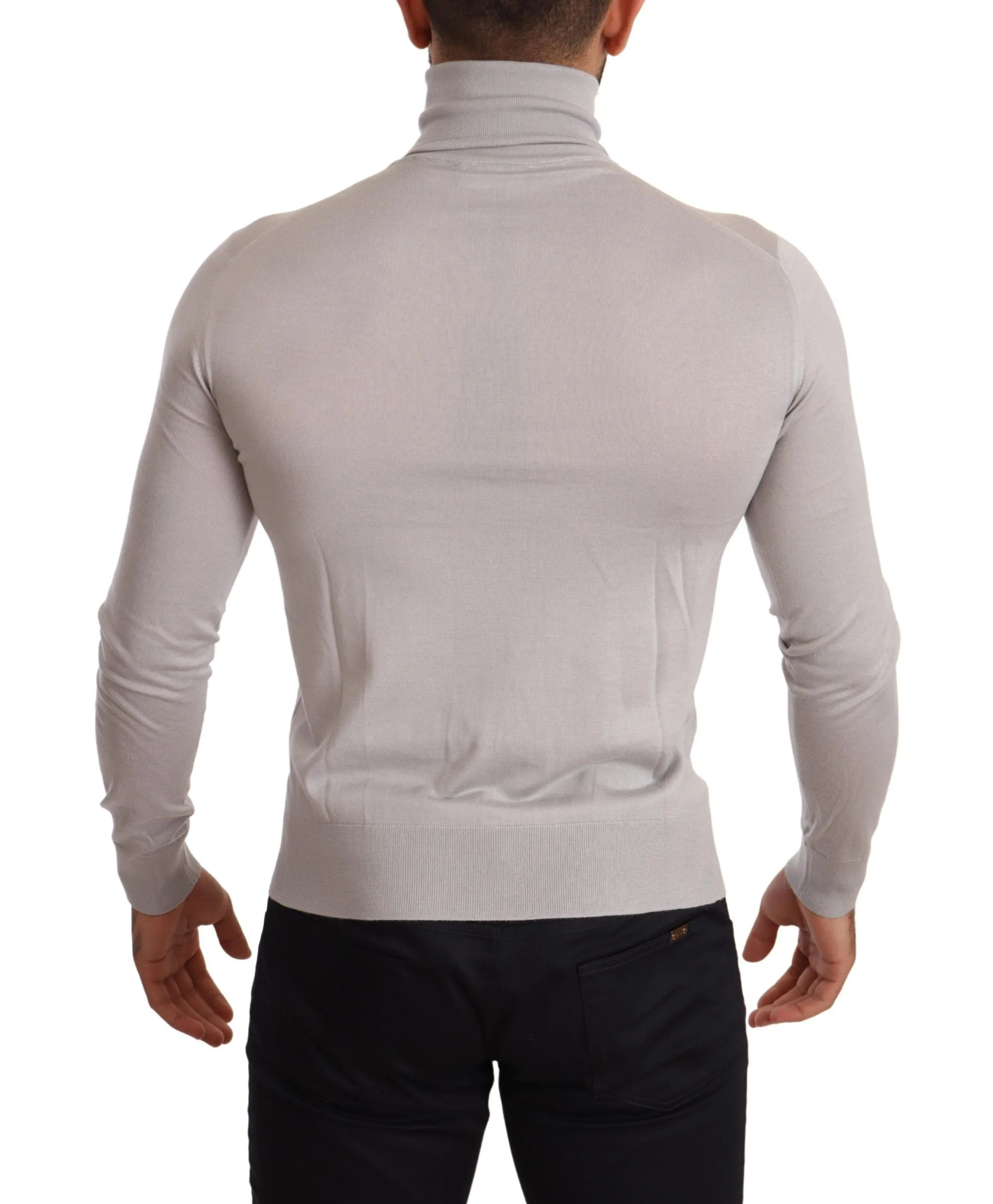 Elegant Cashmere-Silk Blend Turtleneck sold by Louxly product image thumbnail 3