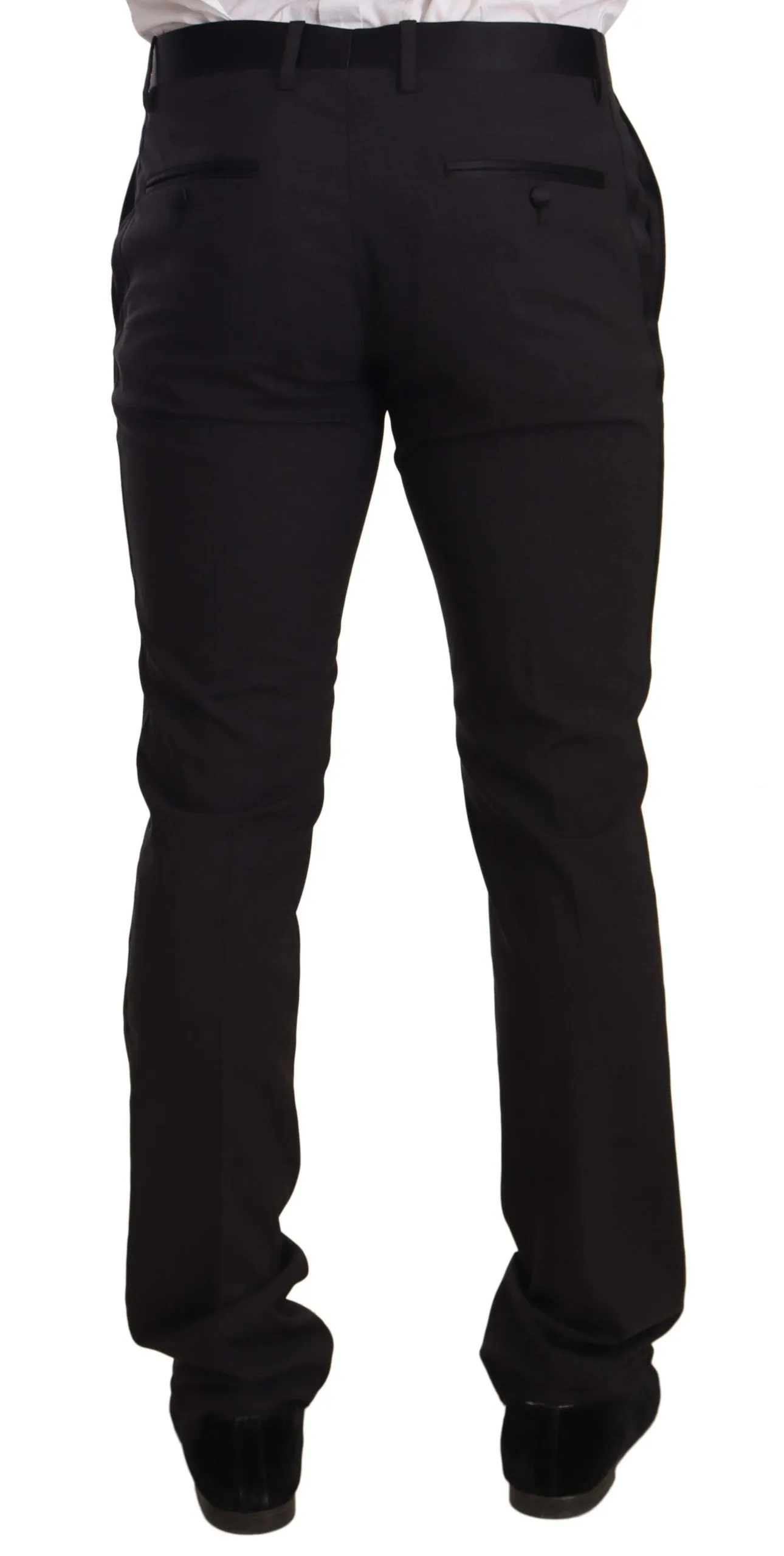 Elegant Two-Piece Velvet Suit in Blue sold by Louxly product image thumbnail 5