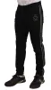Heraldic Embroidered Slim Fit Black Jeans sold by Louxly