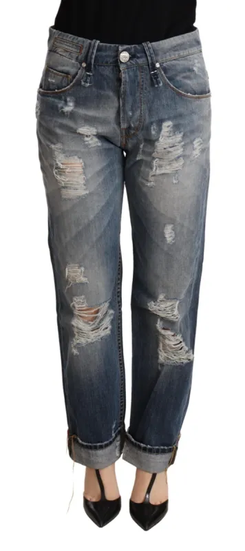 Authentic Mid Waist Baggy Denim Jeans sold by Louxly