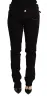 Chic Low Waist Skinny Black Denim sold by Louxly